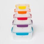Contenedores De Alimentos De Plástico Con Tapa Libre De BPA / Joseph Joseph / 5 Pack Tamaños Variados