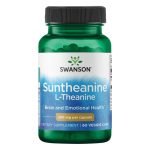 Swanson Aminoácido Doble Potencia Suntheanine L-teanina 200mg / 60 Cápsulas Veganas