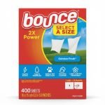 Bounce Select Toallitas Para Secadora Aroma Fresco Para Exteriores / 400 Toallitas