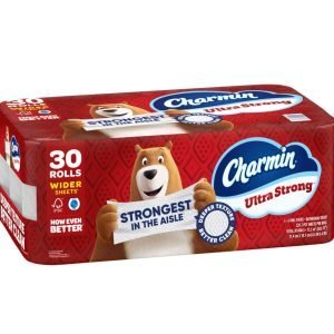 Charmin Papel Higienico Ultra Strong, 2 Capas, 220 Hojas / 30 Rollos