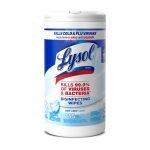 Lysol Toallitas Desinfectantes Aroma  Ropa de cama fresca / 95 Wipes