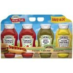 Heinz Paquete de picnic: Ketchup, Mostaza y Pepinillos / 4 Pack