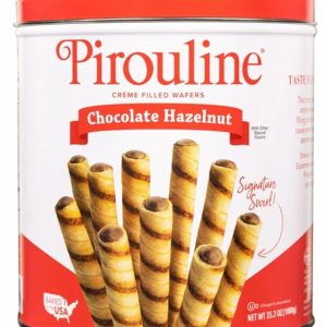 Pirouline Galletas De Barquilla Rellenas De Crema De Avellana y Chocolate / 1kg