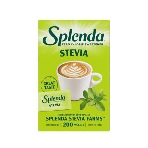 Splanda Stevia Edulcorante  Cero Calorías, Sustituto del Azúcar en Sobres, 200 Unidades