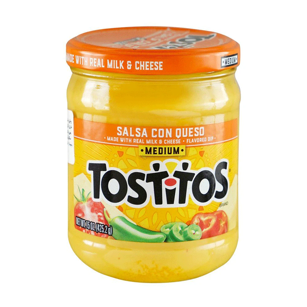 tostitos salsa con queso Tostitos Salsa Con Queso Medium 425.2gr - Imagen 1