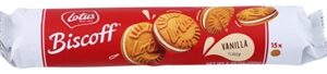Lotus Galletas Tipo Sandwich Biscoff Crema De Vainilla / 150GR.