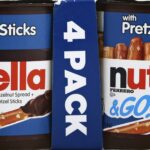 Nutella & Go! Crema De Avellanas Y Cacao Palitos De Pan / 4 Pack / 54Gr.