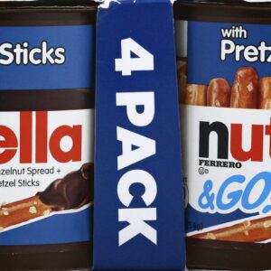 Nutella & Go! Crema De Avellanas Y Cacao Palitos De Pan / 4 Pack / 54Gr.