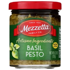 Mezzetta Pesto Tradicional Italiano De Albahaca Fresca, Parmesano Y Piñones /  6.25 Onzas