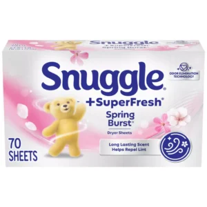 Snuggle Hojas Suavizantes Para Secadora  Rosado / 70 Unidades