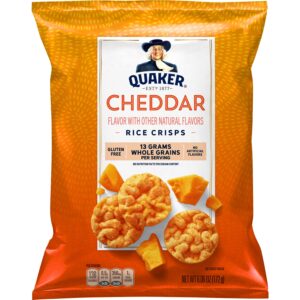 Quaker Chips Sabor A Queso Cheddar Con Otros Sabores Naturales / 172Gr.