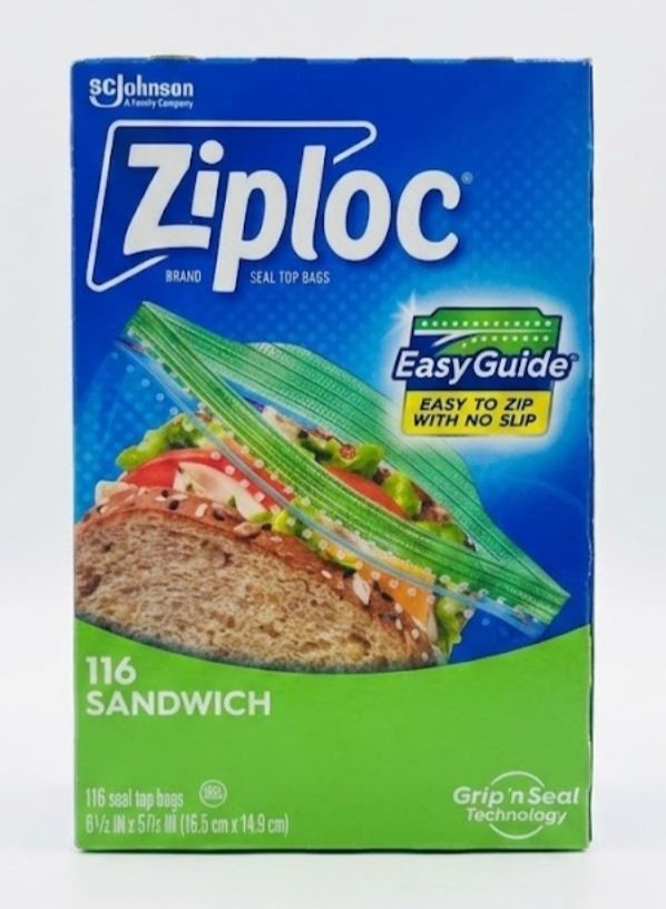 116 unidades Ziploc Bolsas De Almacenamiento, 16.5cm X 14.9cm / 116 Unidades - Imagen 1