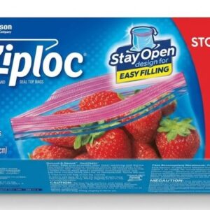 Ziploc Bolsas De Almacenamiento 17.7cm X 18.8cm / 46 Unidades
