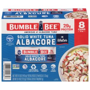 Bumble Bee - Atún Blanco Sólido / 8 Pack / 142 Gr.