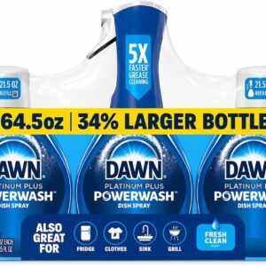 Dawn Platinum Power Wash Aroma Fresco, 1 Kit De Inicio + 2 Recambios / 3 Pack
