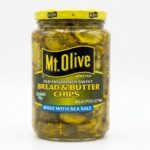 Mt. Olive Chips Pepinos Encunrtidos De Pan Y Mantequilla Hechos Con Sal Marina / 710 Ml