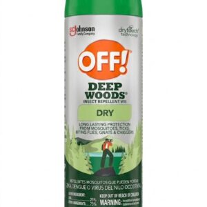 Off Repelente De Insectos Y Mosquitos Deep Woods Dry Touch Vii / 113 Gr.