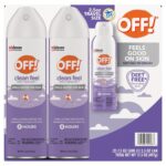 Sc Johnson Off Repelente De Insectos Con Sensacion De Limpieza / 2 Pack 7.5 Oz / 1pack 2.5 Oz