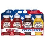 Heinz Paquete De Picnic Kétchup, Salsa Barbecue Y Mostaza / 124Gr. / 4 Pack.