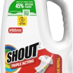Shout Active Enzyme - Spray Removedor De Manchas Para Ropa, Fórmula De Triple Acción / 1.77 Lt. Refill
